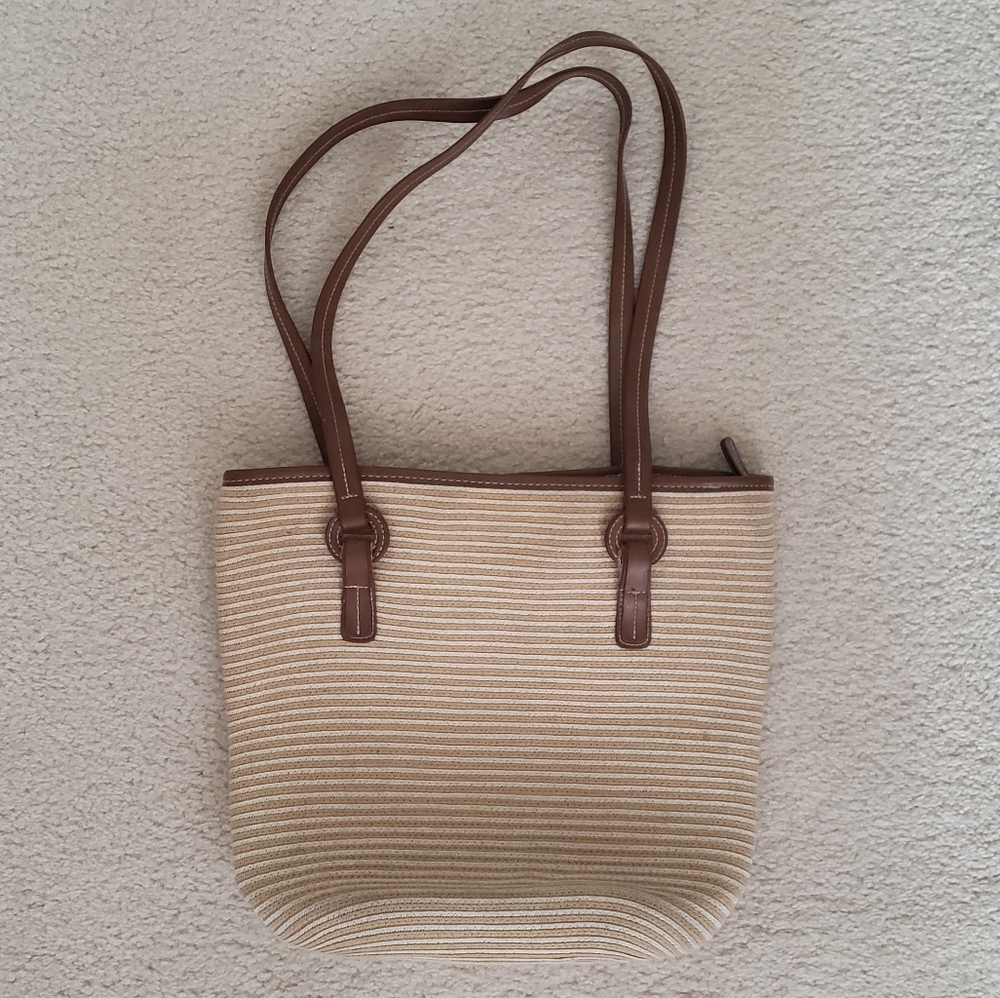 Beige Shoulder Bag